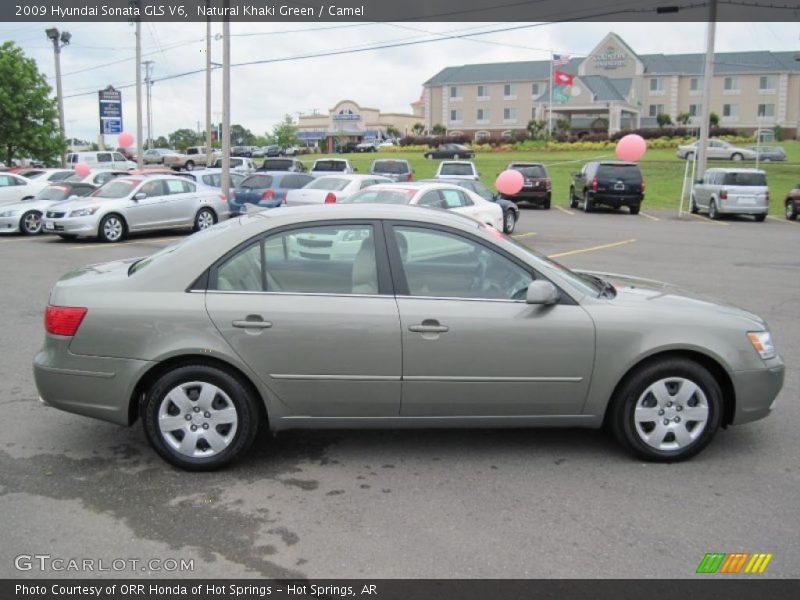 Natural Khaki Green / Camel 2009 Hyundai Sonata GLS V6