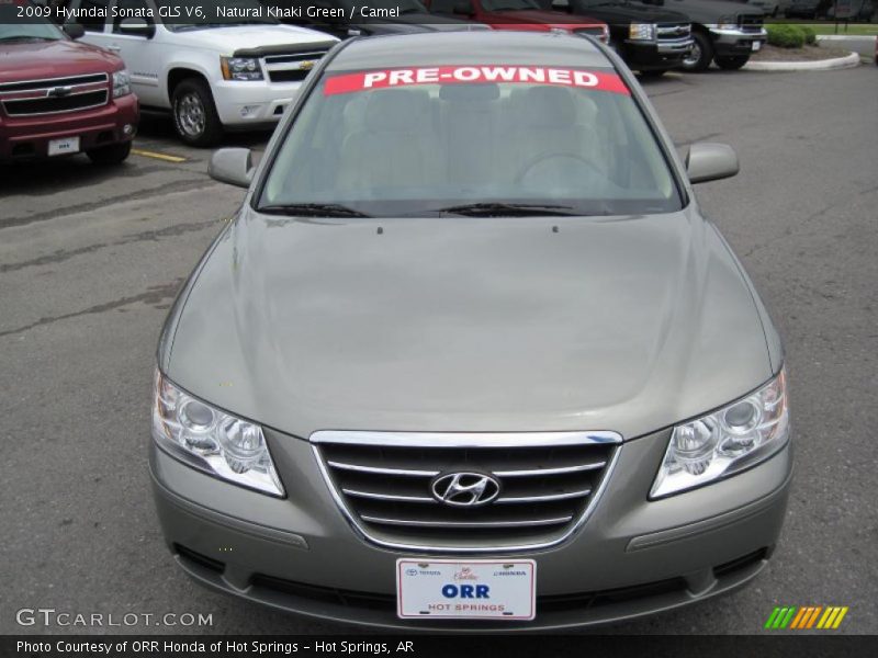 Natural Khaki Green / Camel 2009 Hyundai Sonata GLS V6
