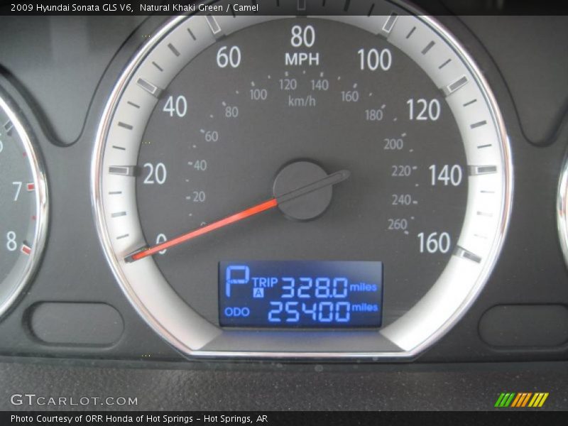 Natural Khaki Green / Camel 2009 Hyundai Sonata GLS V6