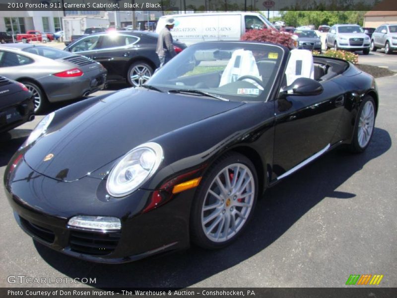 Black / Black 2010 Porsche 911 Carrera S Cabriolet
