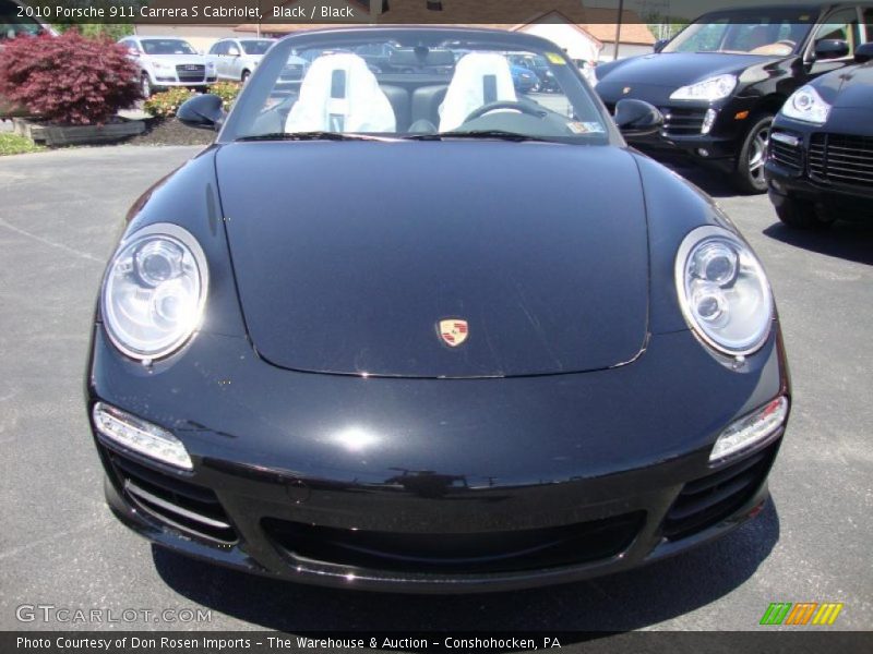 Black / Black 2010 Porsche 911 Carrera S Cabriolet