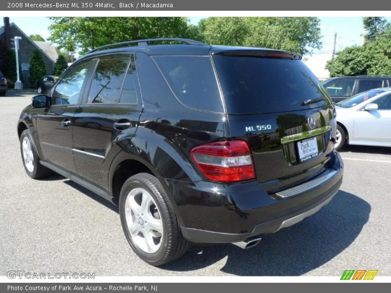 Black / Macadamia 2008 Mercedes-Benz ML 350 4Matic