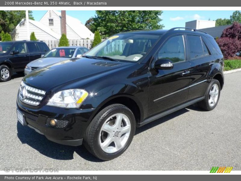 Black / Macadamia 2008 Mercedes-Benz ML 350 4Matic
