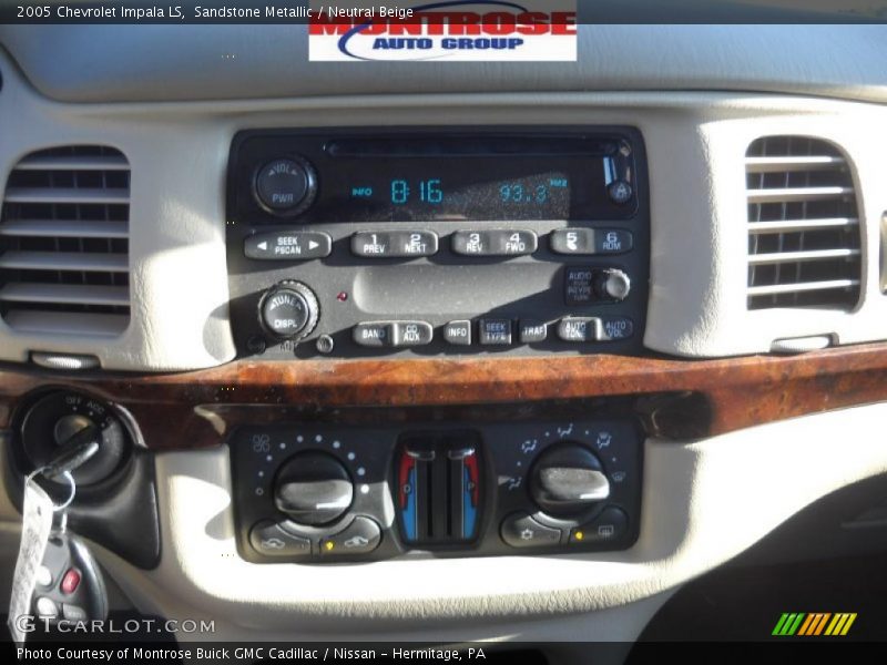 Sandstone Metallic / Neutral Beige 2005 Chevrolet Impala LS