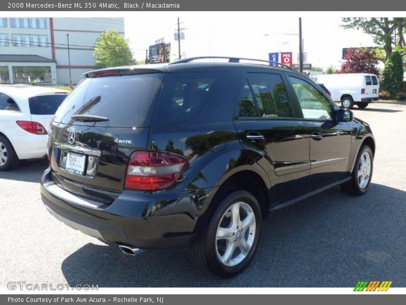Black / Macadamia 2008 Mercedes-Benz ML 350 4Matic
