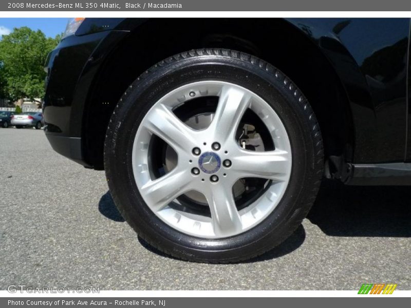 Black / Macadamia 2008 Mercedes-Benz ML 350 4Matic