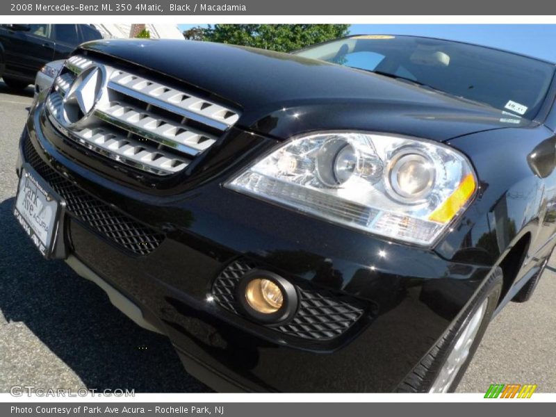 Black / Macadamia 2008 Mercedes-Benz ML 350 4Matic