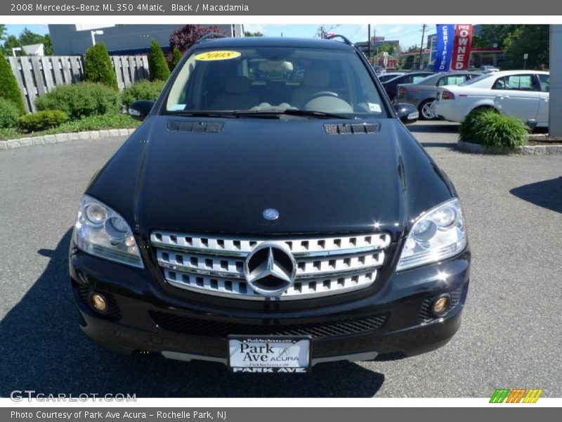 Black / Macadamia 2008 Mercedes-Benz ML 350 4Matic