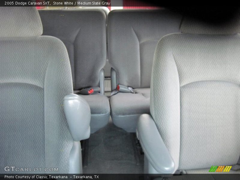 Stone White / Medium Slate Gray 2005 Dodge Caravan SXT