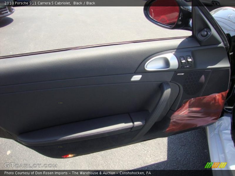 Black / Black 2010 Porsche 911 Carrera S Cabriolet