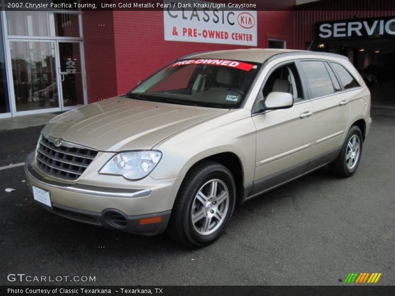 Linen Gold Metallic Pearl / Dark Khaki/Light Graystone 2007 Chrysler Pacifica Touring