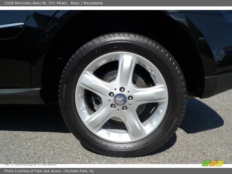Black / Macadamia 2008 Mercedes-Benz ML 350 4Matic