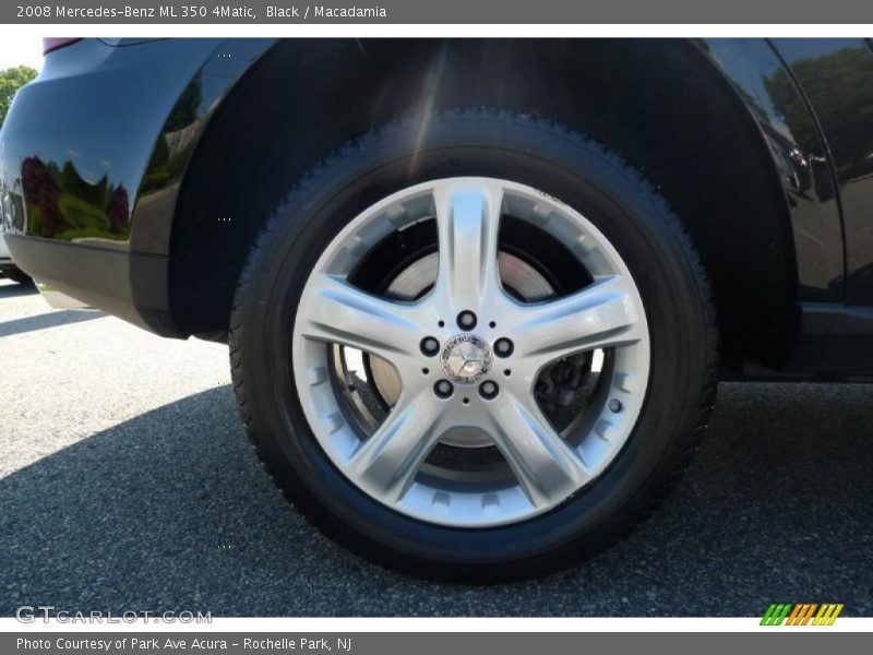 Black / Macadamia 2008 Mercedes-Benz ML 350 4Matic