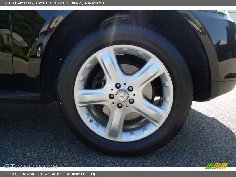 Black / Macadamia 2008 Mercedes-Benz ML 350 4Matic