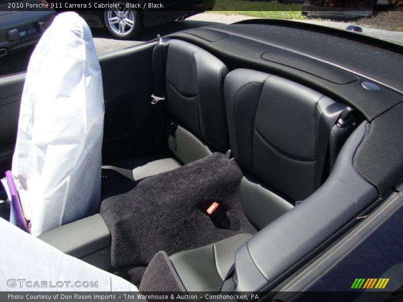 Black / Black 2010 Porsche 911 Carrera S Cabriolet