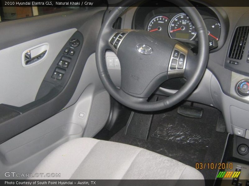Natural Khaki / Gray 2010 Hyundai Elantra GLS