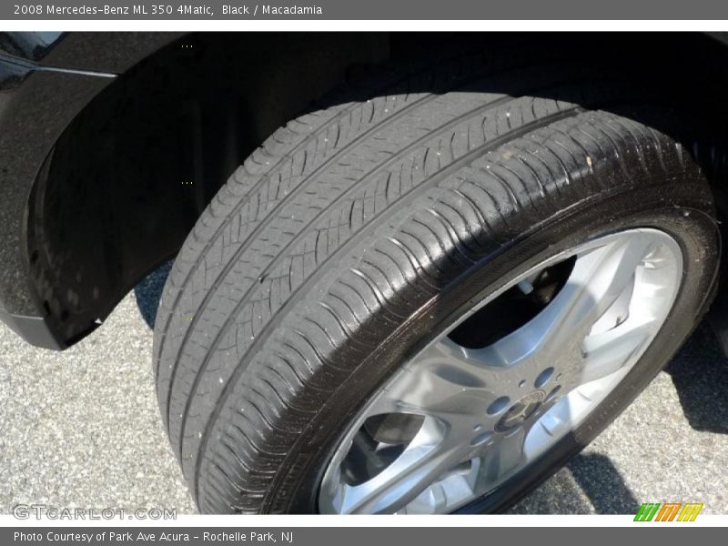 Black / Macadamia 2008 Mercedes-Benz ML 350 4Matic