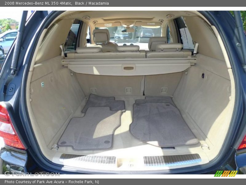 Black / Macadamia 2008 Mercedes-Benz ML 350 4Matic