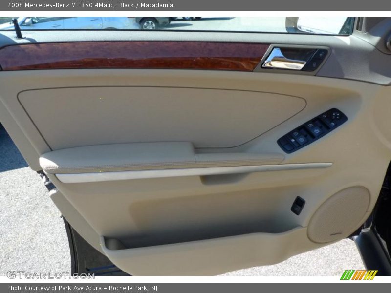 Black / Macadamia 2008 Mercedes-Benz ML 350 4Matic