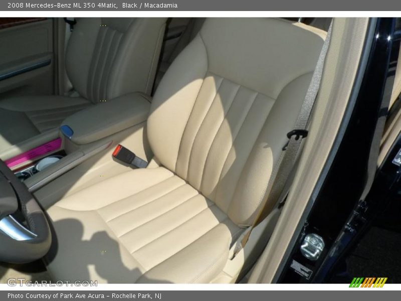 Black / Macadamia 2008 Mercedes-Benz ML 350 4Matic