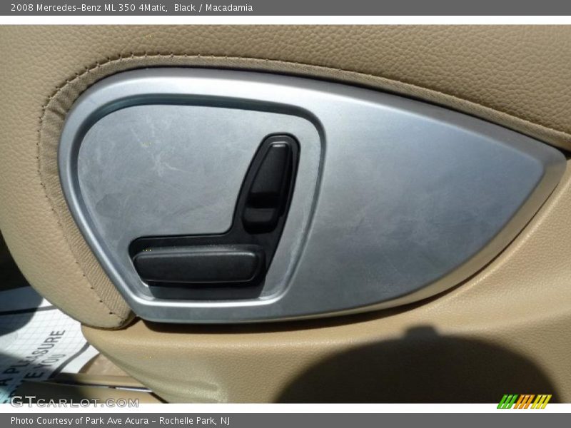 Black / Macadamia 2008 Mercedes-Benz ML 350 4Matic