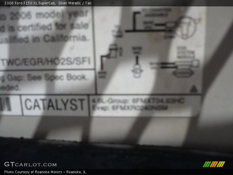 Silver Metallic / Tan 2006 Ford F150 XL SuperCab