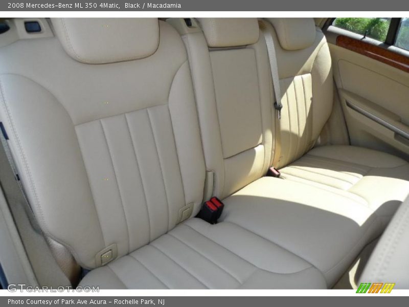 Black / Macadamia 2008 Mercedes-Benz ML 350 4Matic