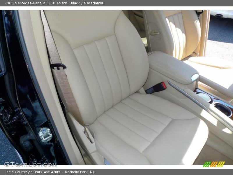 Black / Macadamia 2008 Mercedes-Benz ML 350 4Matic