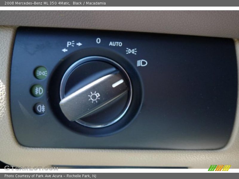 Black / Macadamia 2008 Mercedes-Benz ML 350 4Matic