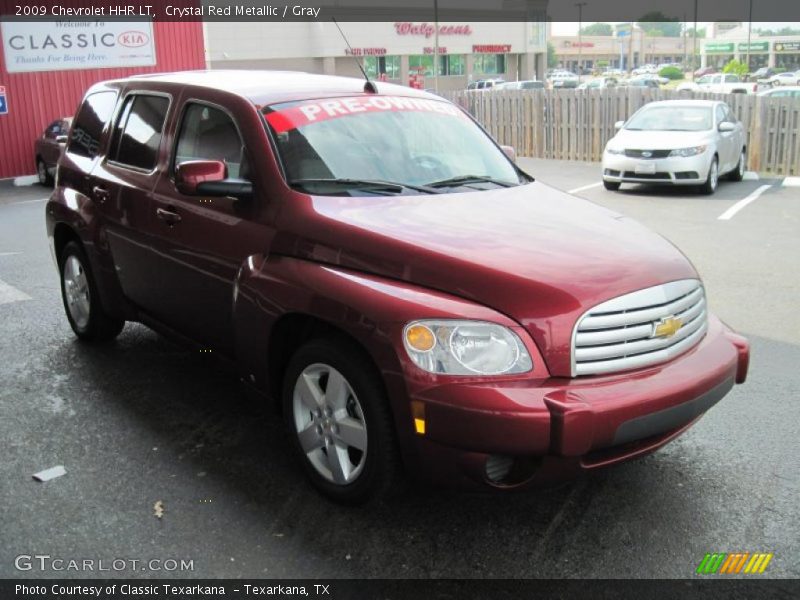 Crystal Red Metallic / Gray 2009 Chevrolet HHR LT
