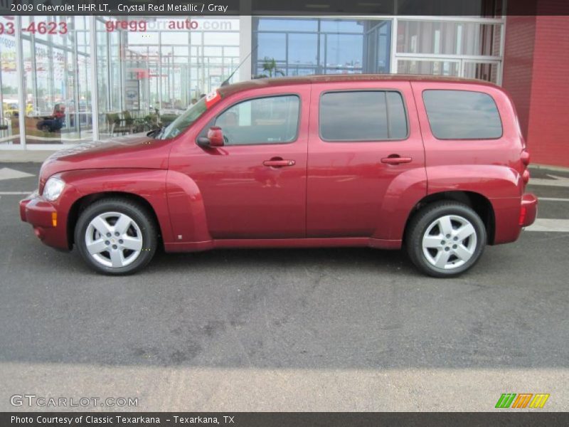 Crystal Red Metallic / Gray 2009 Chevrolet HHR LT