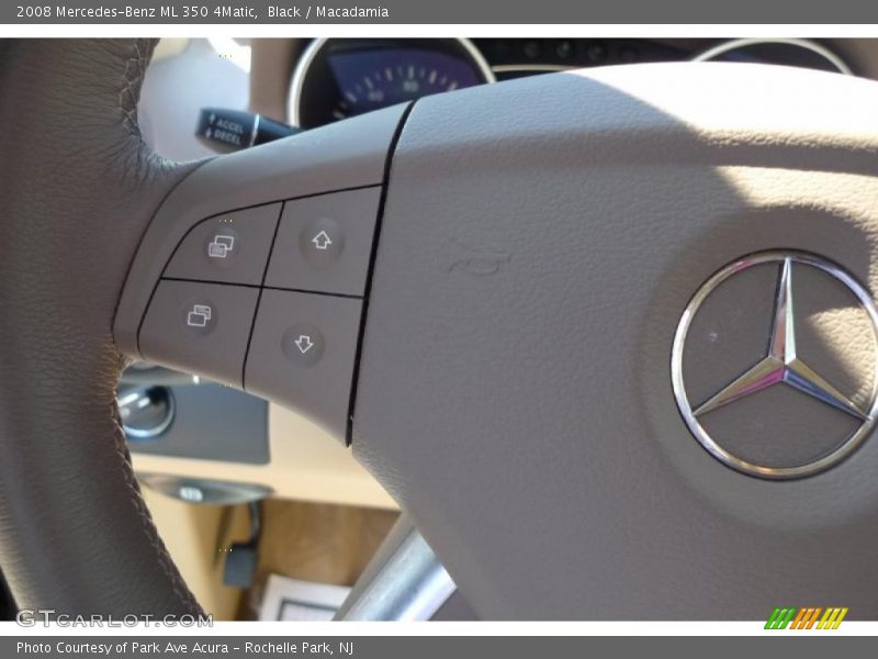 Black / Macadamia 2008 Mercedes-Benz ML 350 4Matic