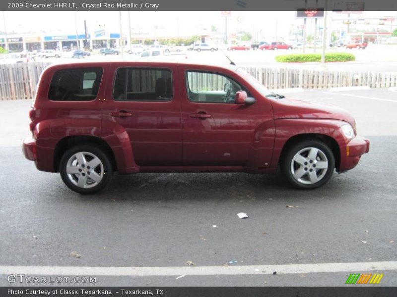 Crystal Red Metallic / Gray 2009 Chevrolet HHR LT