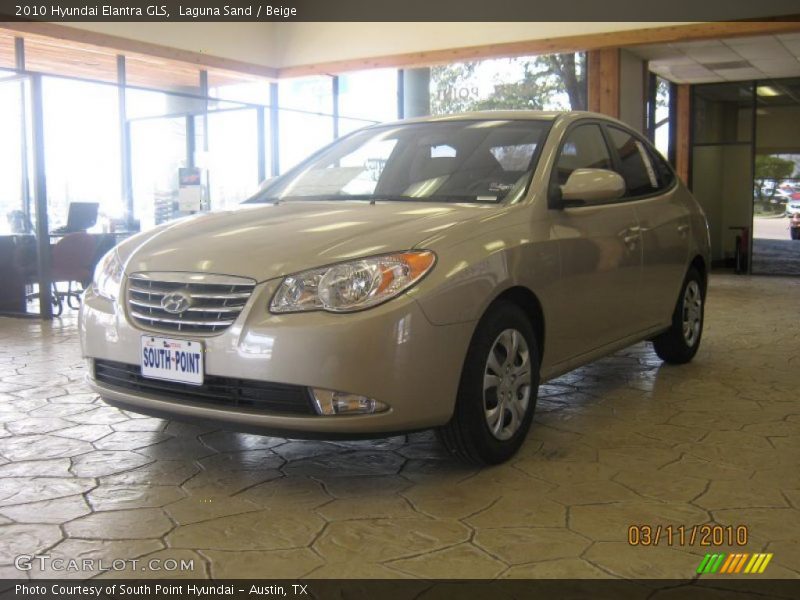 Laguna Sand / Beige 2010 Hyundai Elantra GLS