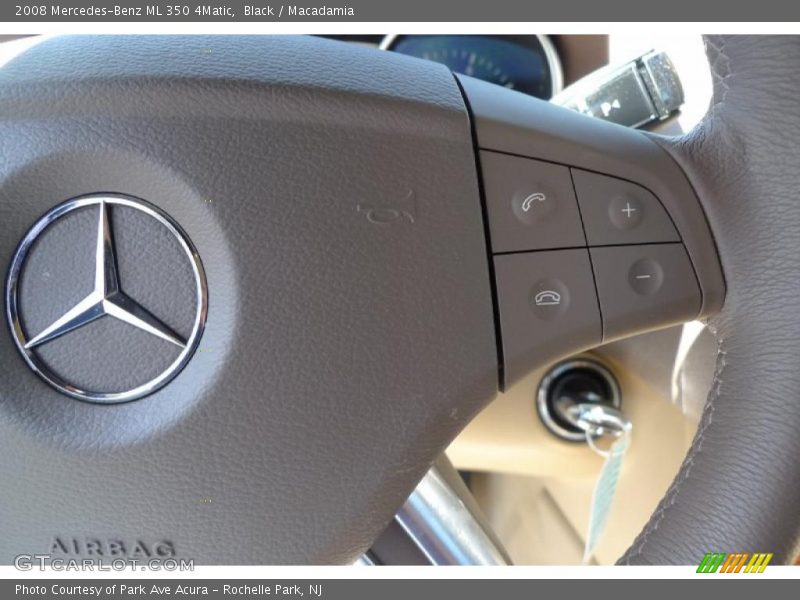 Black / Macadamia 2008 Mercedes-Benz ML 350 4Matic