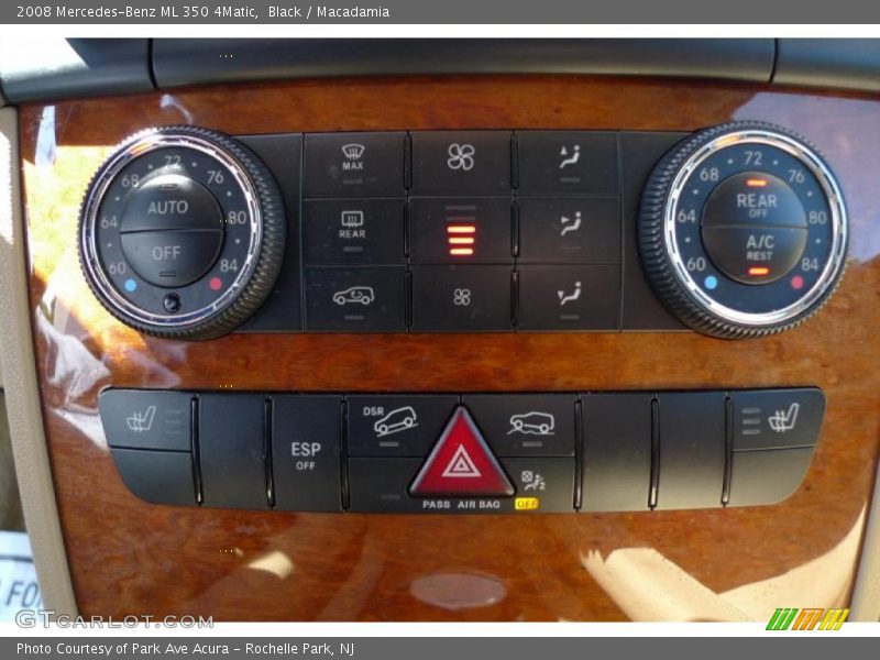 Black / Macadamia 2008 Mercedes-Benz ML 350 4Matic