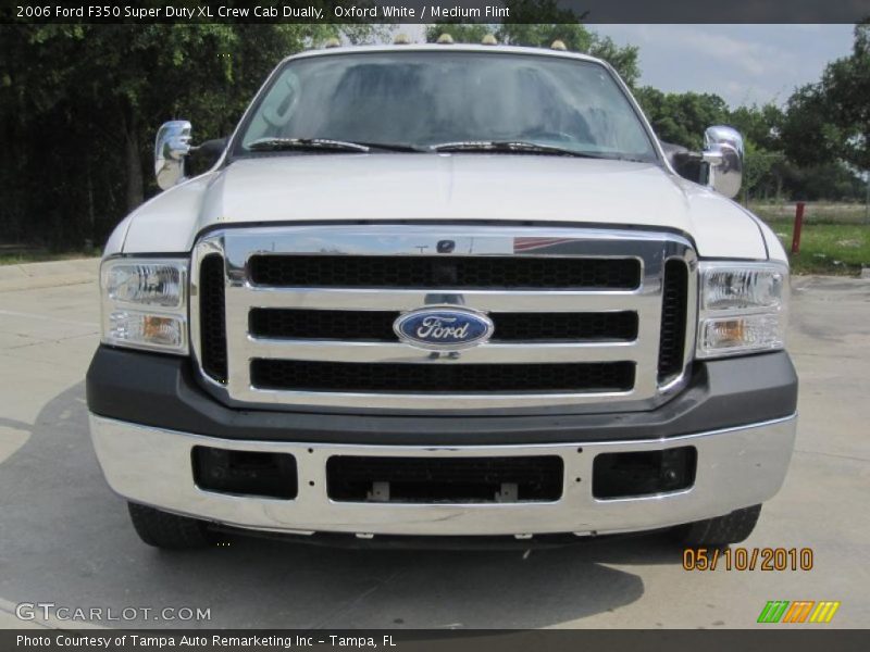 Oxford White / Medium Flint 2006 Ford F350 Super Duty XL Crew Cab Dually