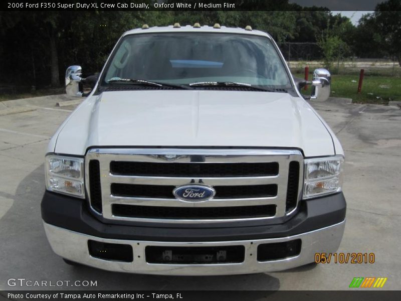 Oxford White / Medium Flint 2006 Ford F350 Super Duty XL Crew Cab Dually