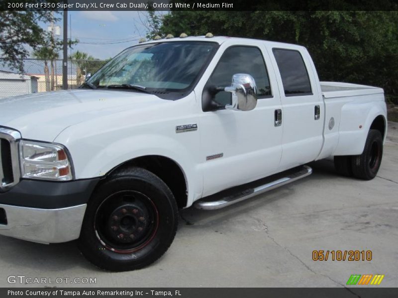 Oxford White / Medium Flint 2006 Ford F350 Super Duty XL Crew Cab Dually
