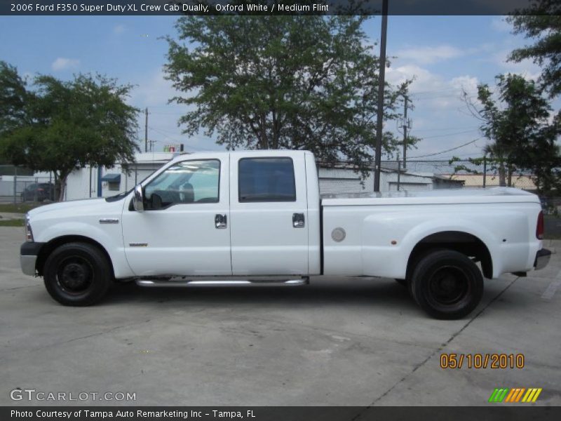 Oxford White / Medium Flint 2006 Ford F350 Super Duty XL Crew Cab Dually