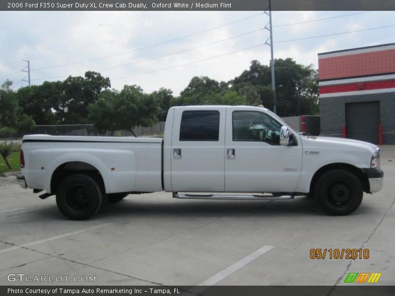 Oxford White / Medium Flint 2006 Ford F350 Super Duty XL Crew Cab Dually