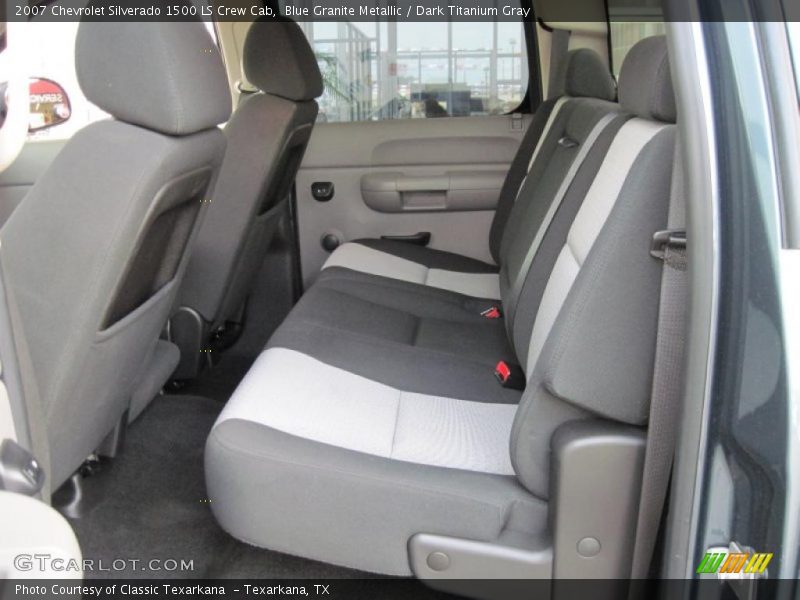 Blue Granite Metallic / Dark Titanium Gray 2007 Chevrolet Silverado 1500 LS Crew Cab