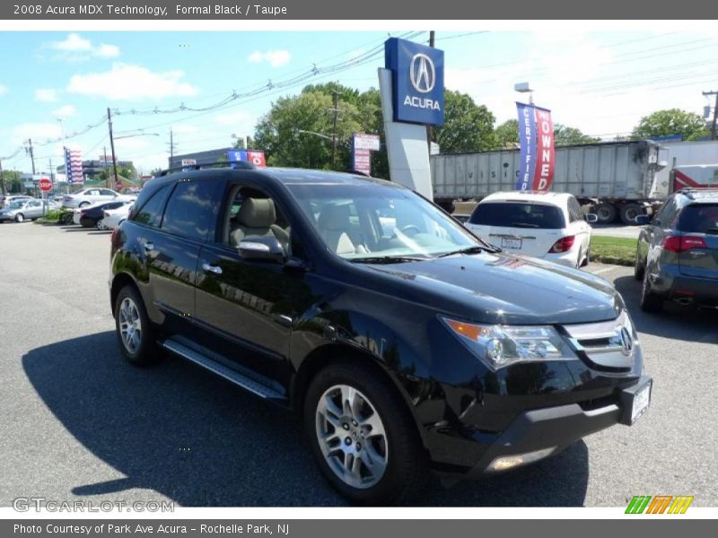 Formal Black / Taupe 2008 Acura MDX Technology
