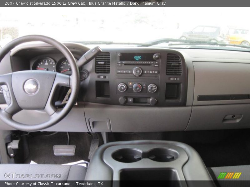 Blue Granite Metallic / Dark Titanium Gray 2007 Chevrolet Silverado 1500 LS Crew Cab