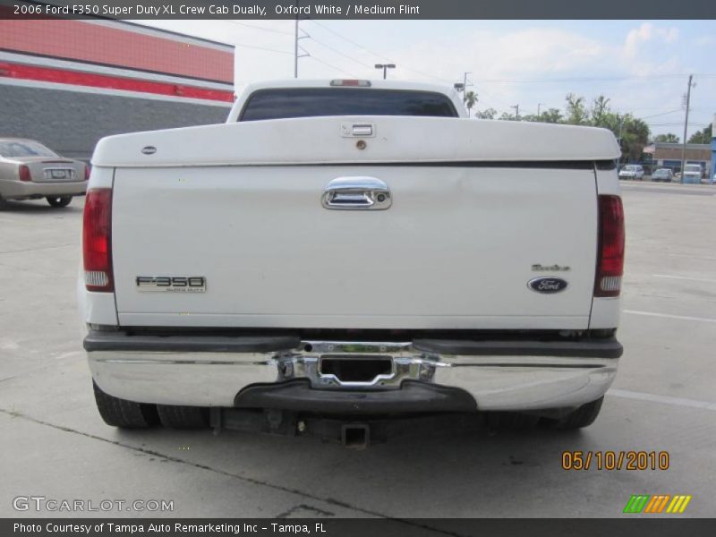 Oxford White / Medium Flint 2006 Ford F350 Super Duty XL Crew Cab Dually
