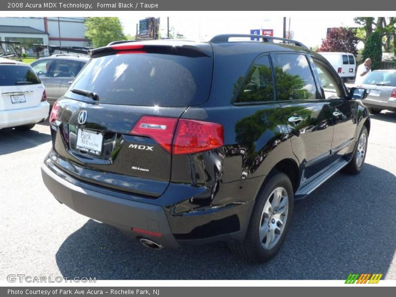 Formal Black / Taupe 2008 Acura MDX Technology