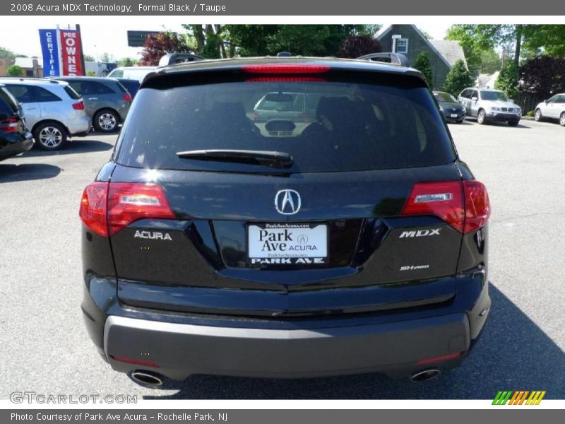 Formal Black / Taupe 2008 Acura MDX Technology