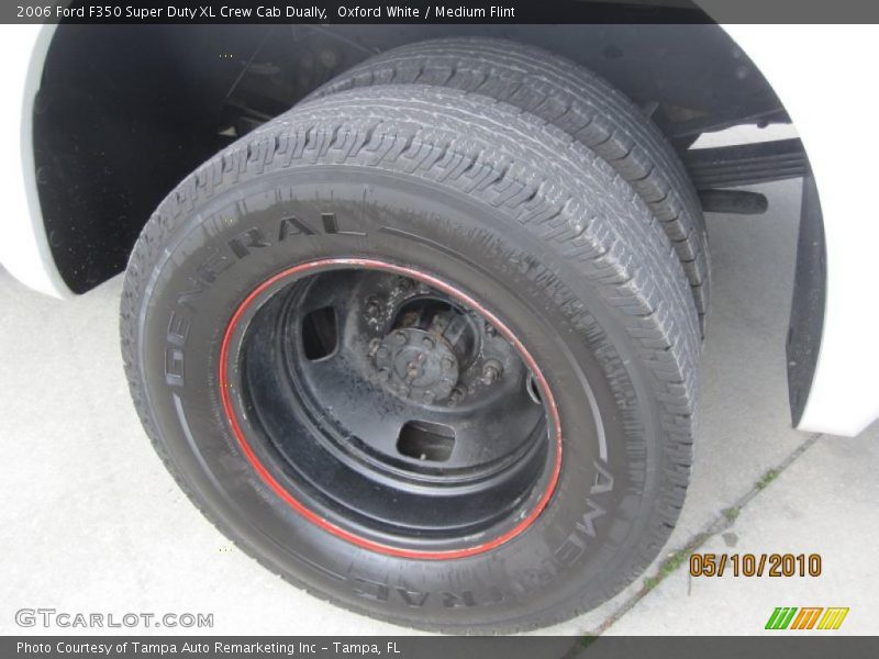 Oxford White / Medium Flint 2006 Ford F350 Super Duty XL Crew Cab Dually
