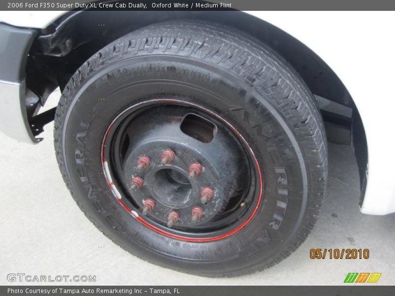 Oxford White / Medium Flint 2006 Ford F350 Super Duty XL Crew Cab Dually