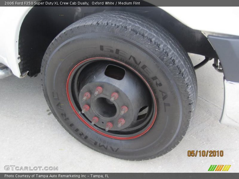 Oxford White / Medium Flint 2006 Ford F350 Super Duty XL Crew Cab Dually